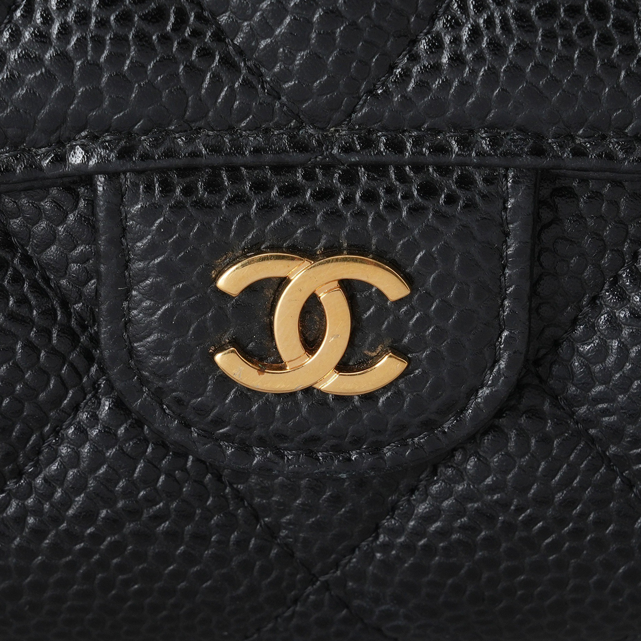 CHANEL(USED)샤넬 AP0241 캐비어 클래식 플랩 장지갑