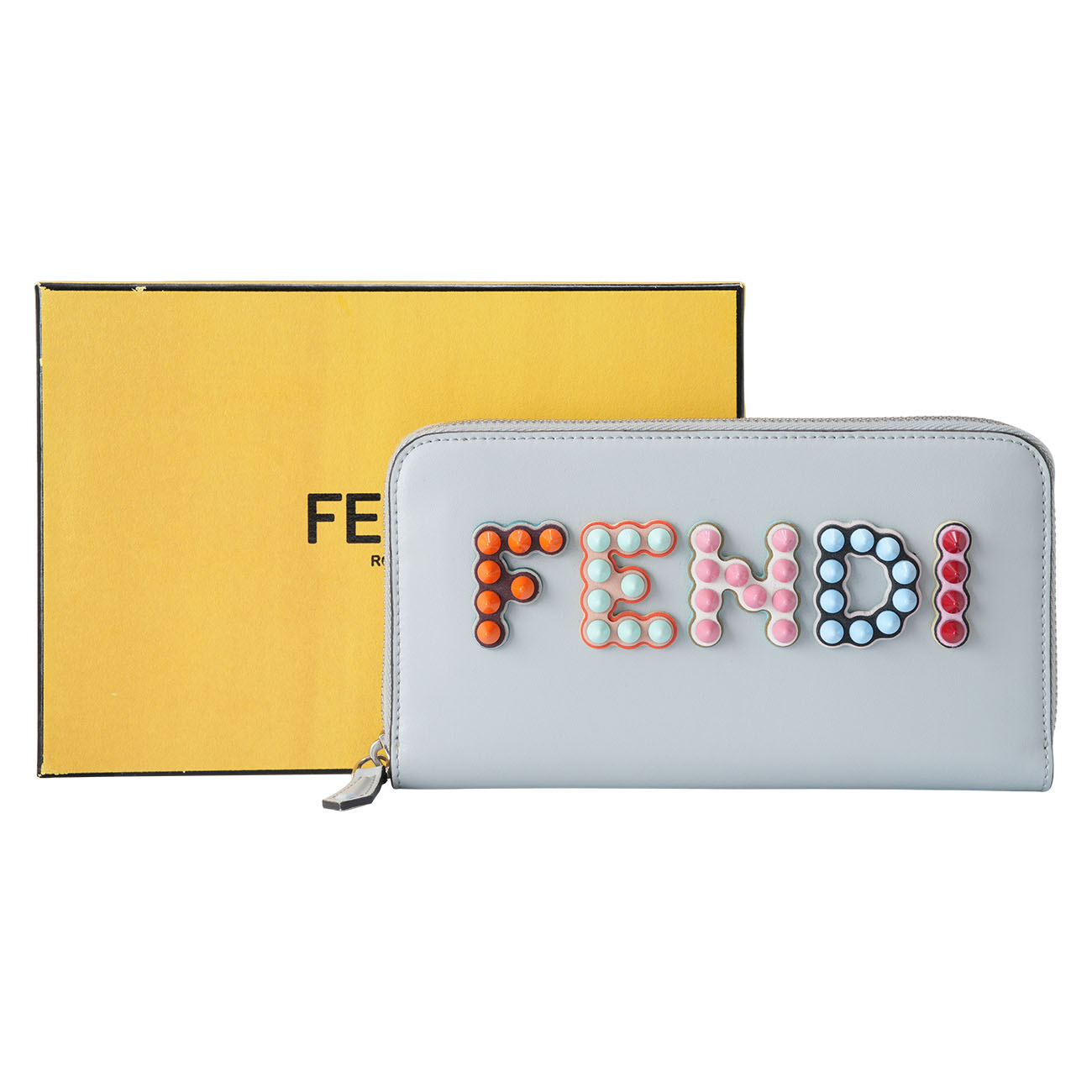 FENDI(USED)펜디 8M0299 지퍼 장지갑