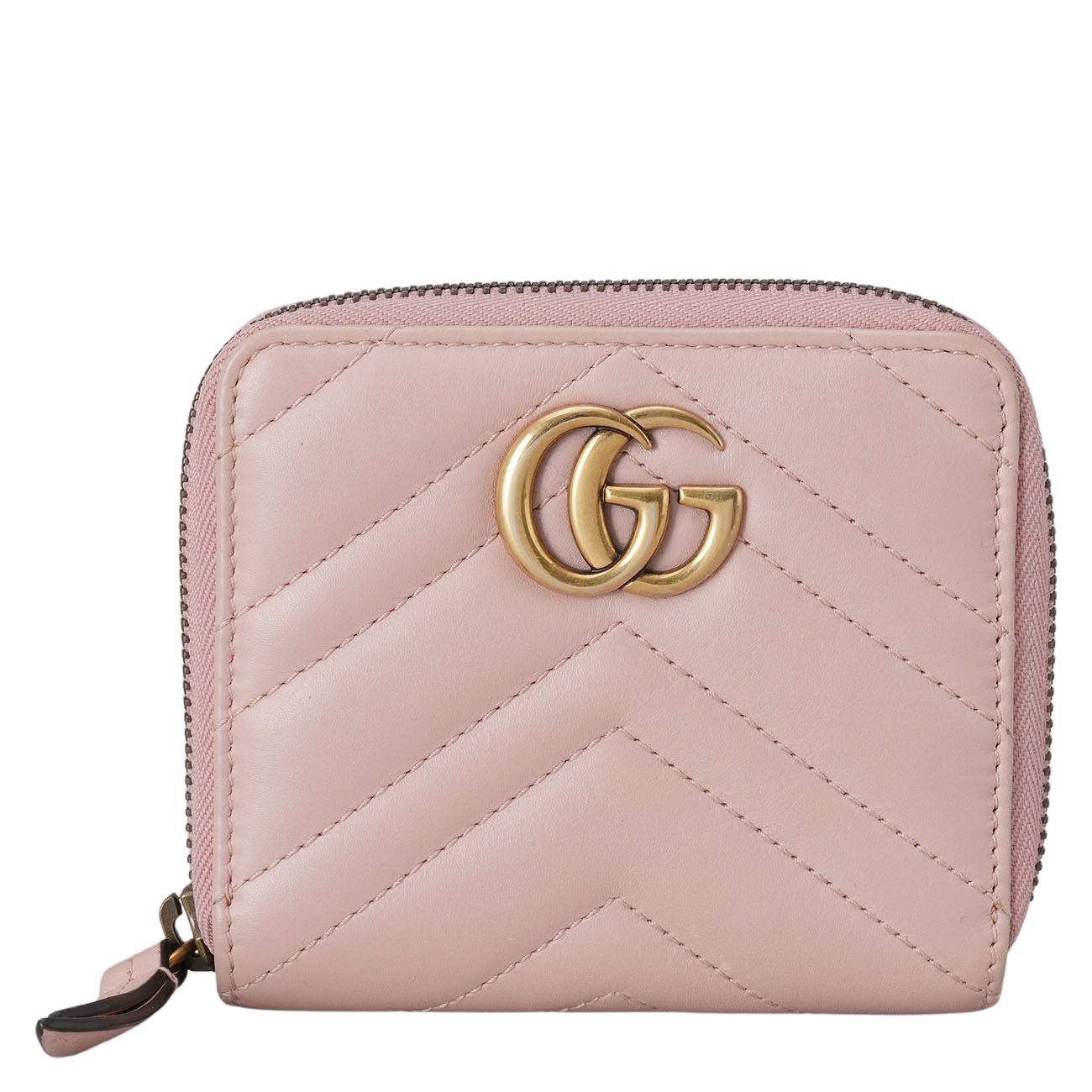 GUCCI(USED)구찌 474813 GG마몽 마틀라세 지퍼 반지갑