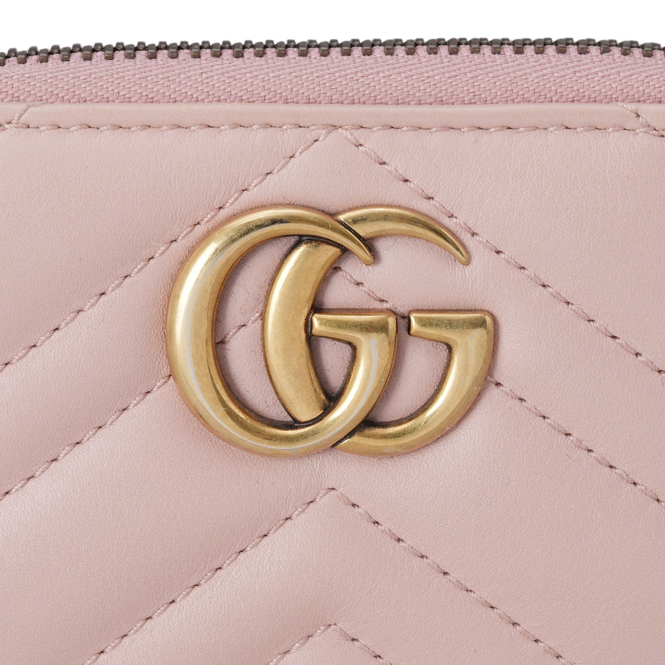 GUCCI(USED)구찌 474813 GG마몽 마틀라세 지퍼 반지갑