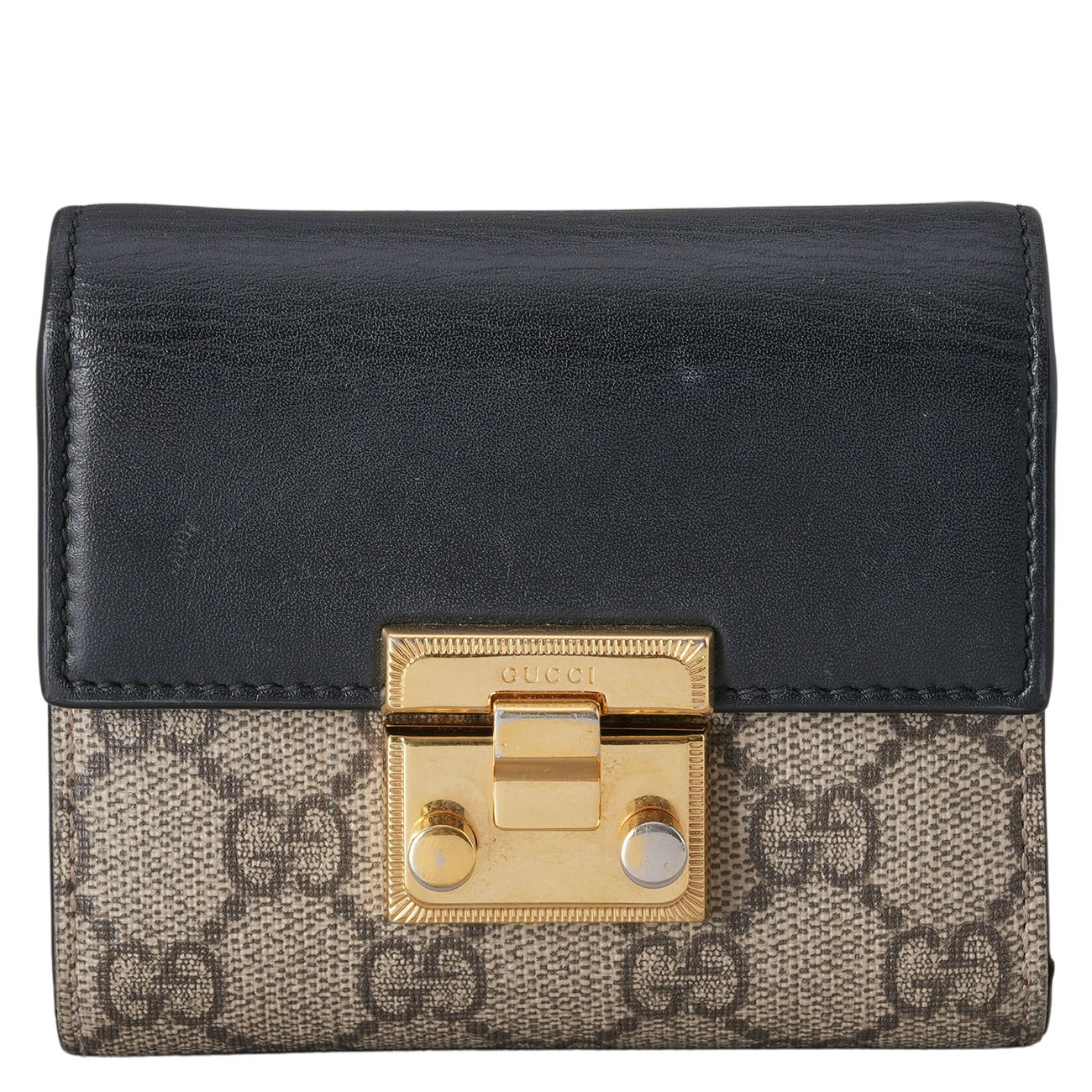 GUCCI(USED)구찌 453155 패드락 반지갑