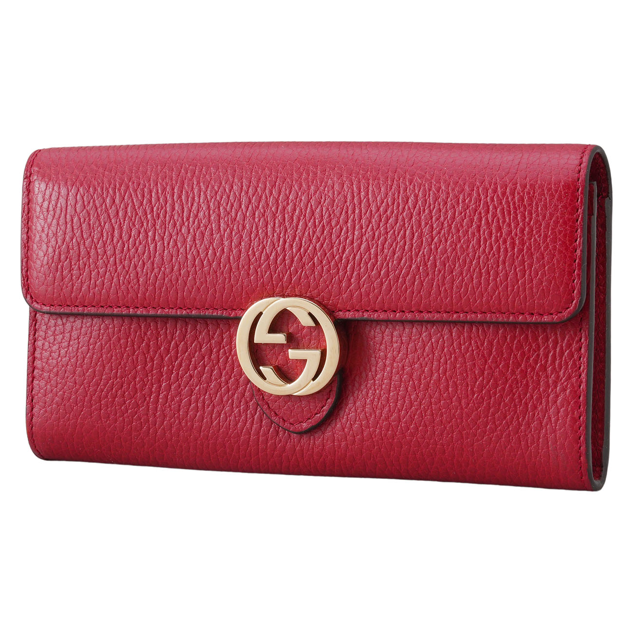 GUCCI(USED)구찌 598166 인터로킹 플랩 장지갑