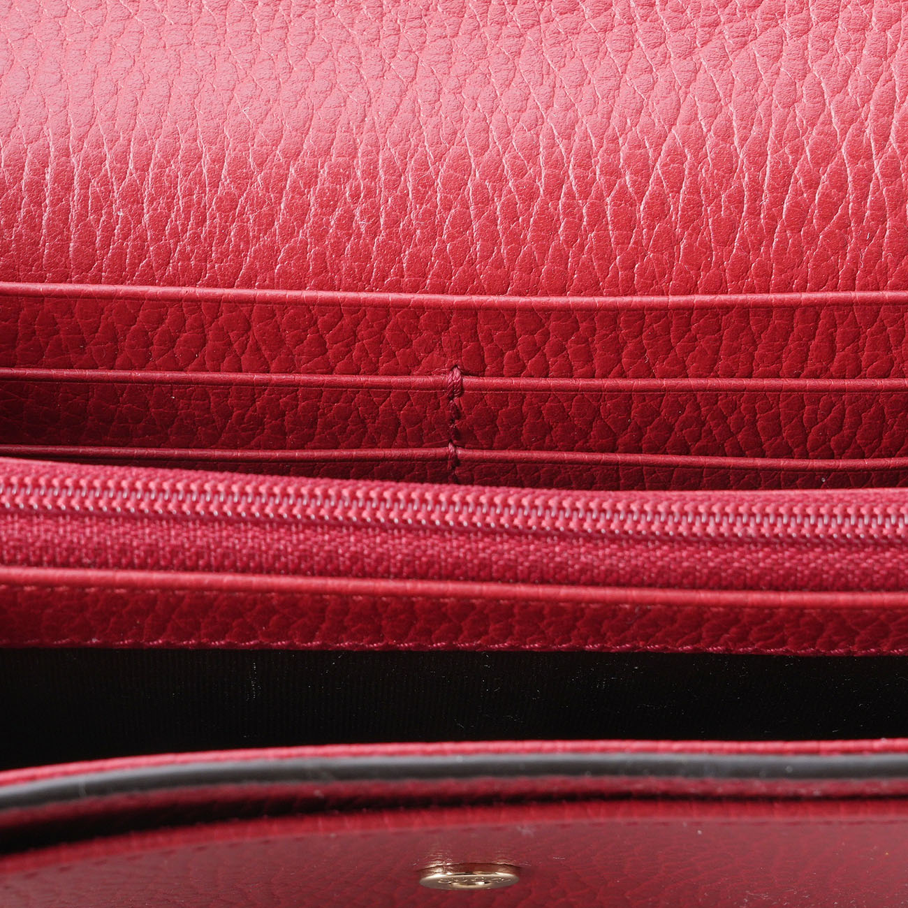 GUCCI(USED)구찌 598166 인터로킹 플랩 장지갑