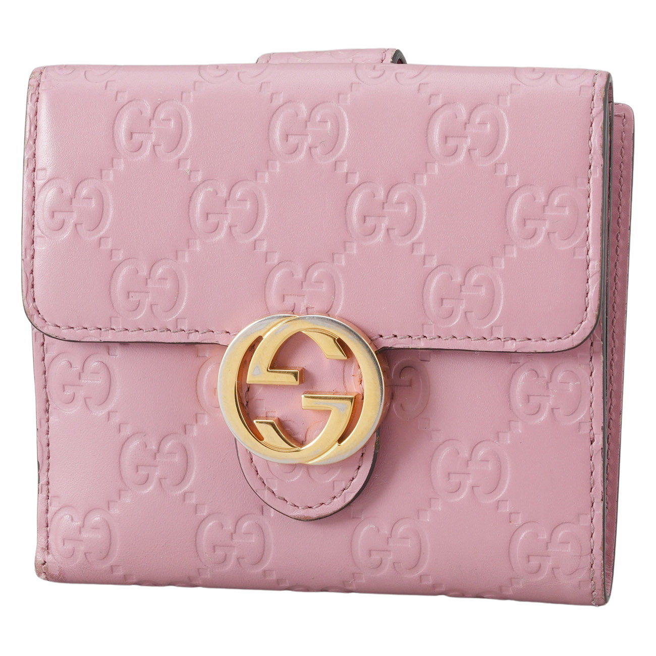 GUCCI(USED)구찌 369676 인터로킹 시마 반지갑