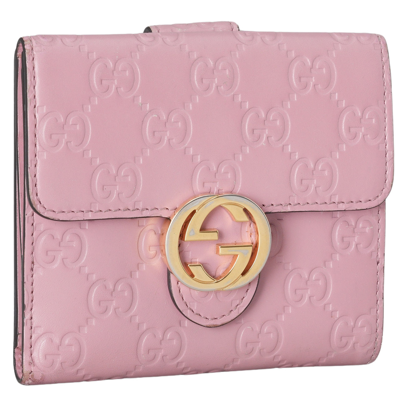 GUCCI(USED)구찌 369676 인터로킹 시마 반지갑