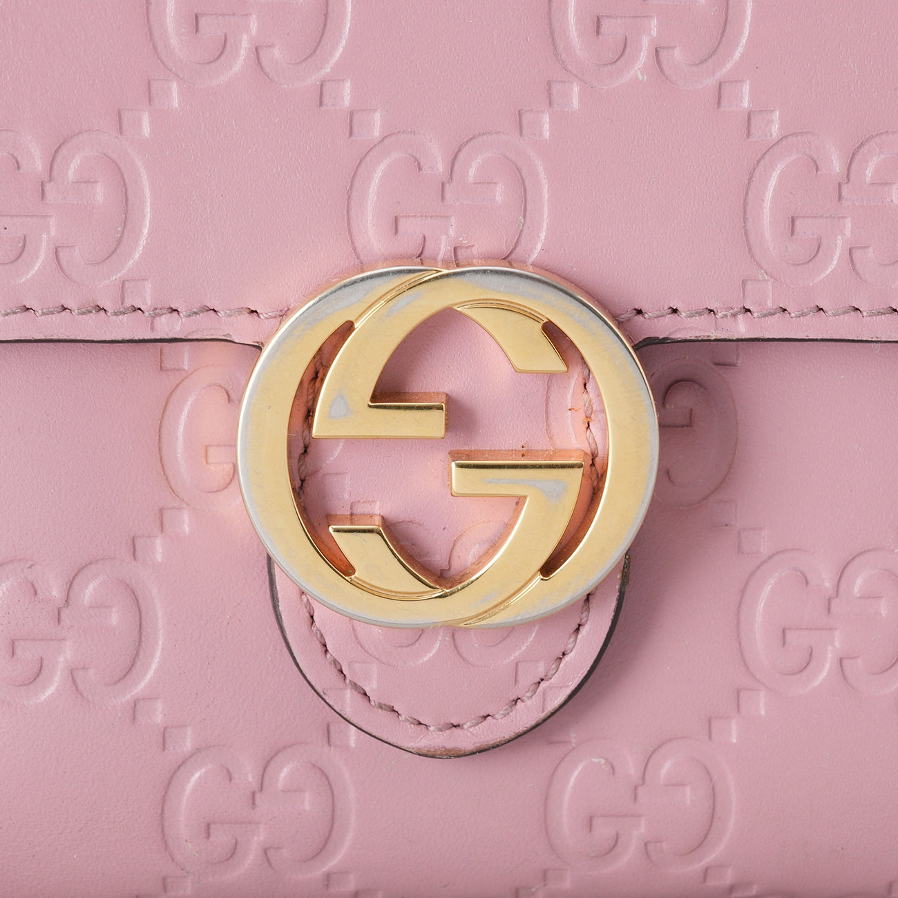 GUCCI(USED)구찌 369676 인터로킹 시마 반지갑