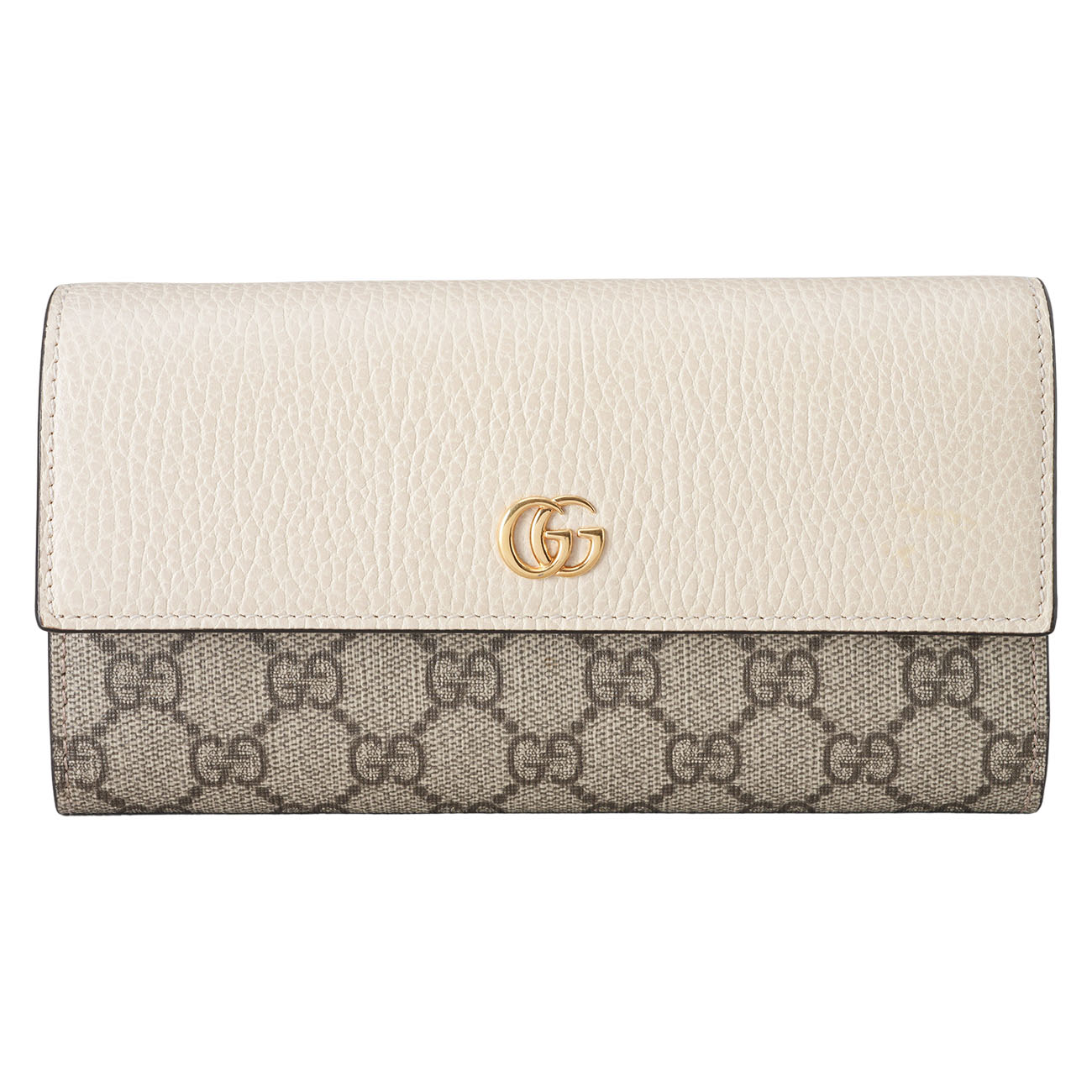 GUCCI(USED)구찌 456116 GG수프림 레더 플랩 장지갑