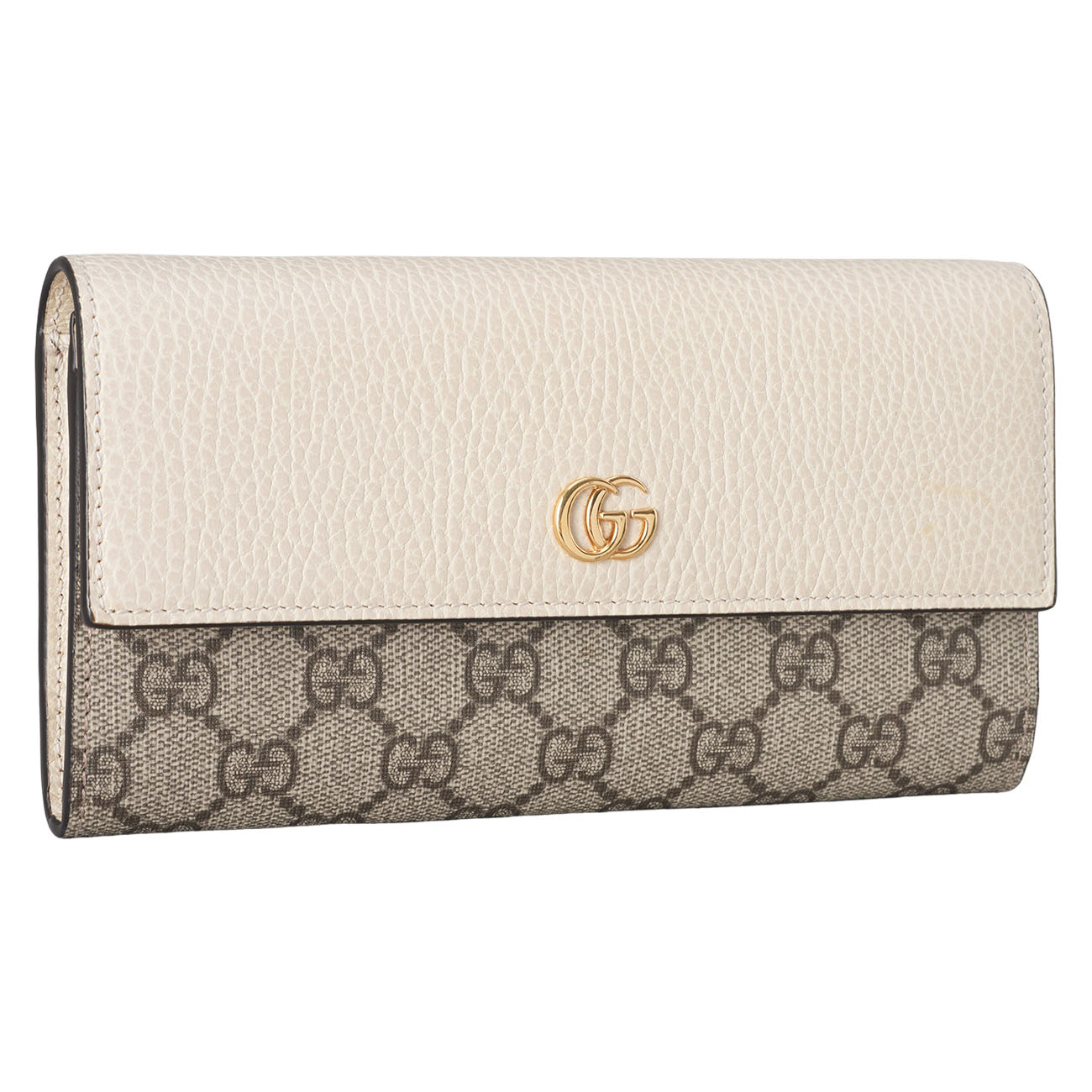GUCCI(USED)구찌 456116 GG수프림 레더 플랩 장지갑