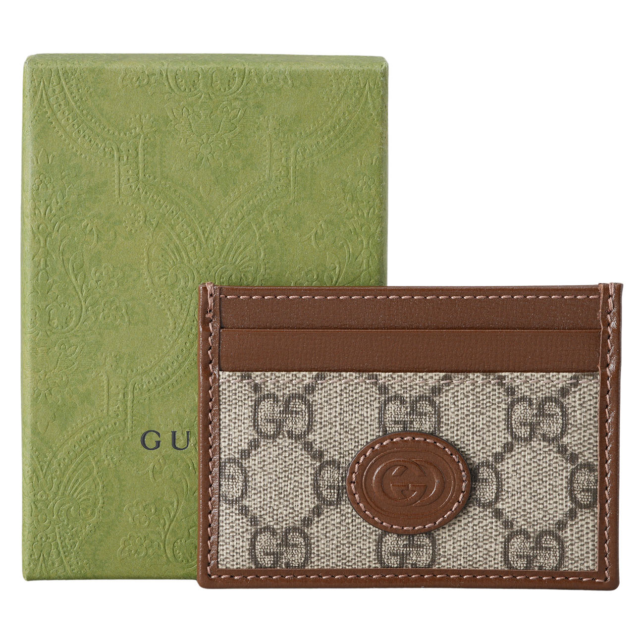 GUCCI(USED)구찌 673002 인터로킹 G 카드홀더