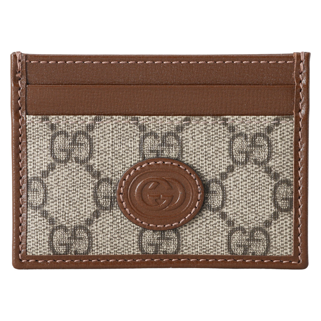 GUCCI(USED)구찌 673002 인터로킹 G 카드홀더
