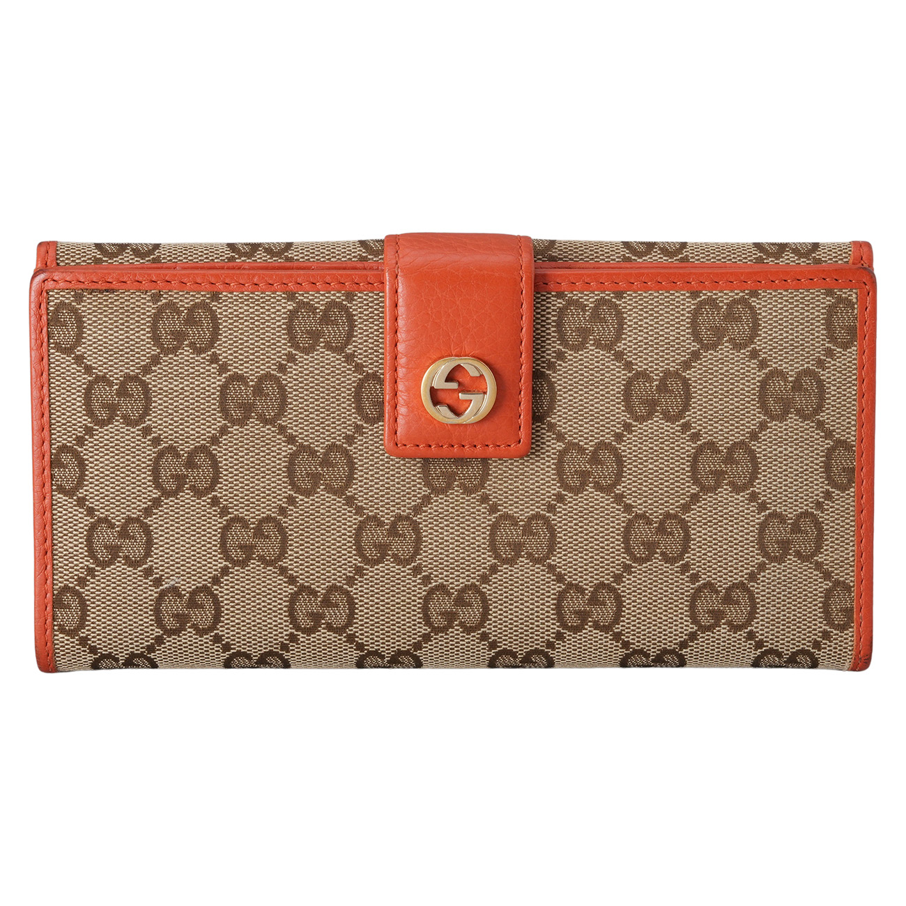 GUCCI(USED)구찌 337335 GG로고 캔버스 장지갑