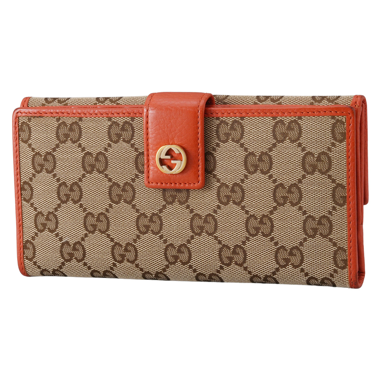 GUCCI(USED)구찌 337335 GG로고 캔버스 장지갑