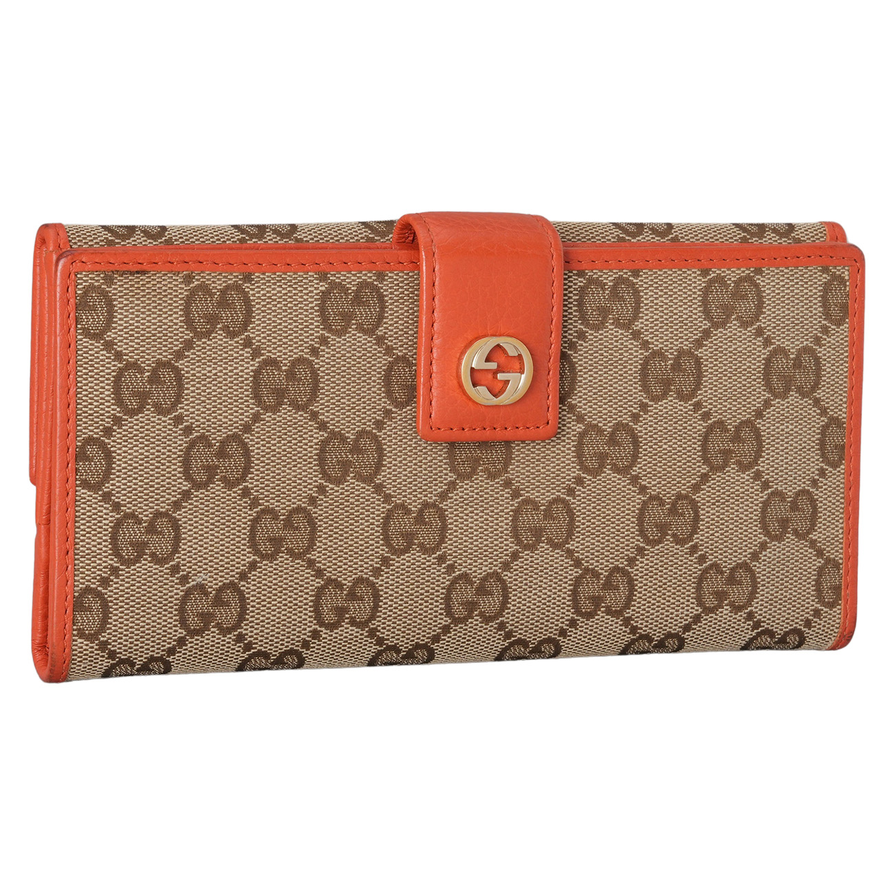 GUCCI(USED)구찌 337335 GG로고 캔버스 장지갑