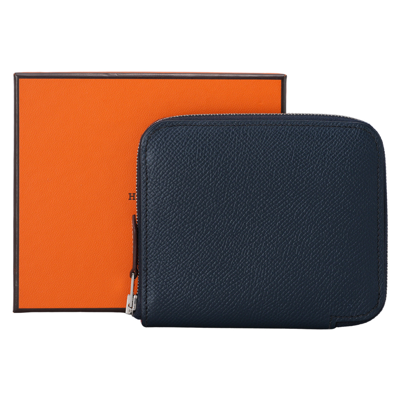 HERMES(USED)에르메스 실크인 컴팩트 지퍼 반지갑