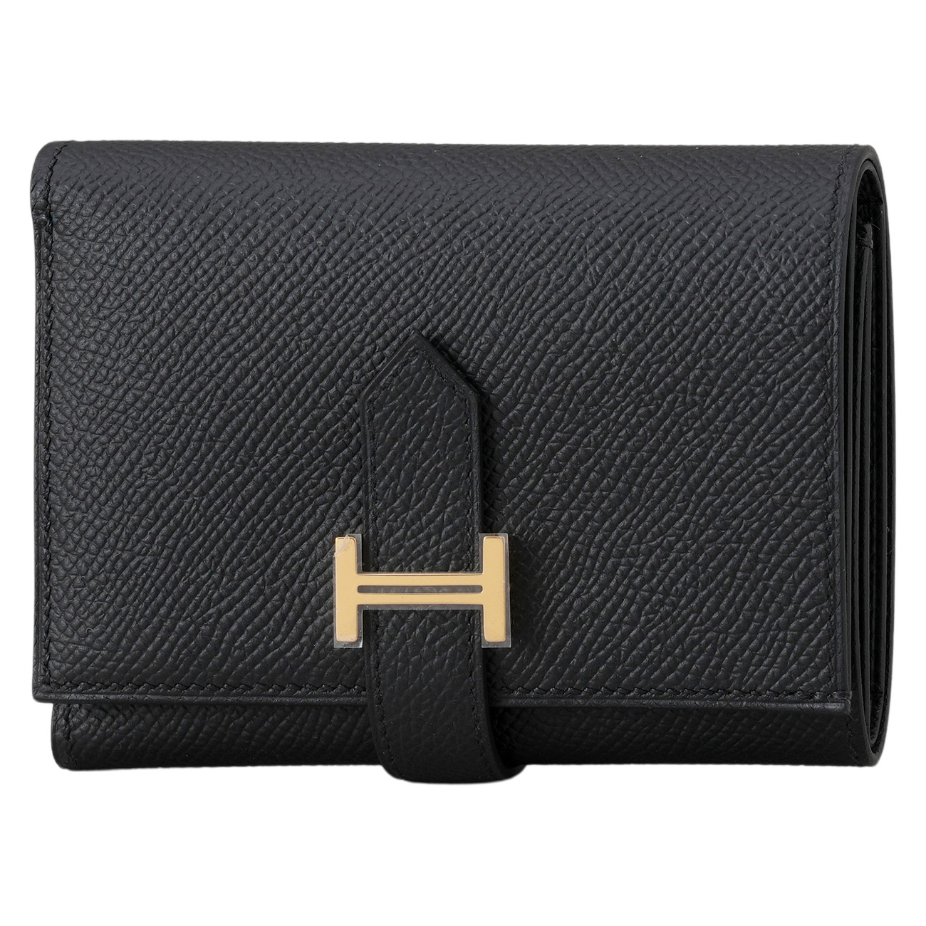 HERMES(NEW)에르메스 베안 3단지갑 느와 금장 (새상품) NEW PRODUCT