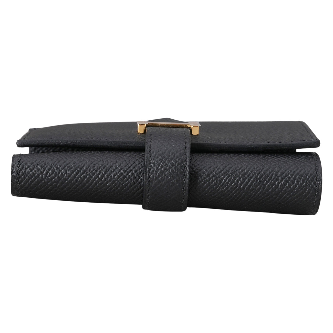 HERMES(NEW)에르메스 베안 3단지갑 느와 금장 (새상품) NEW PRODUCT