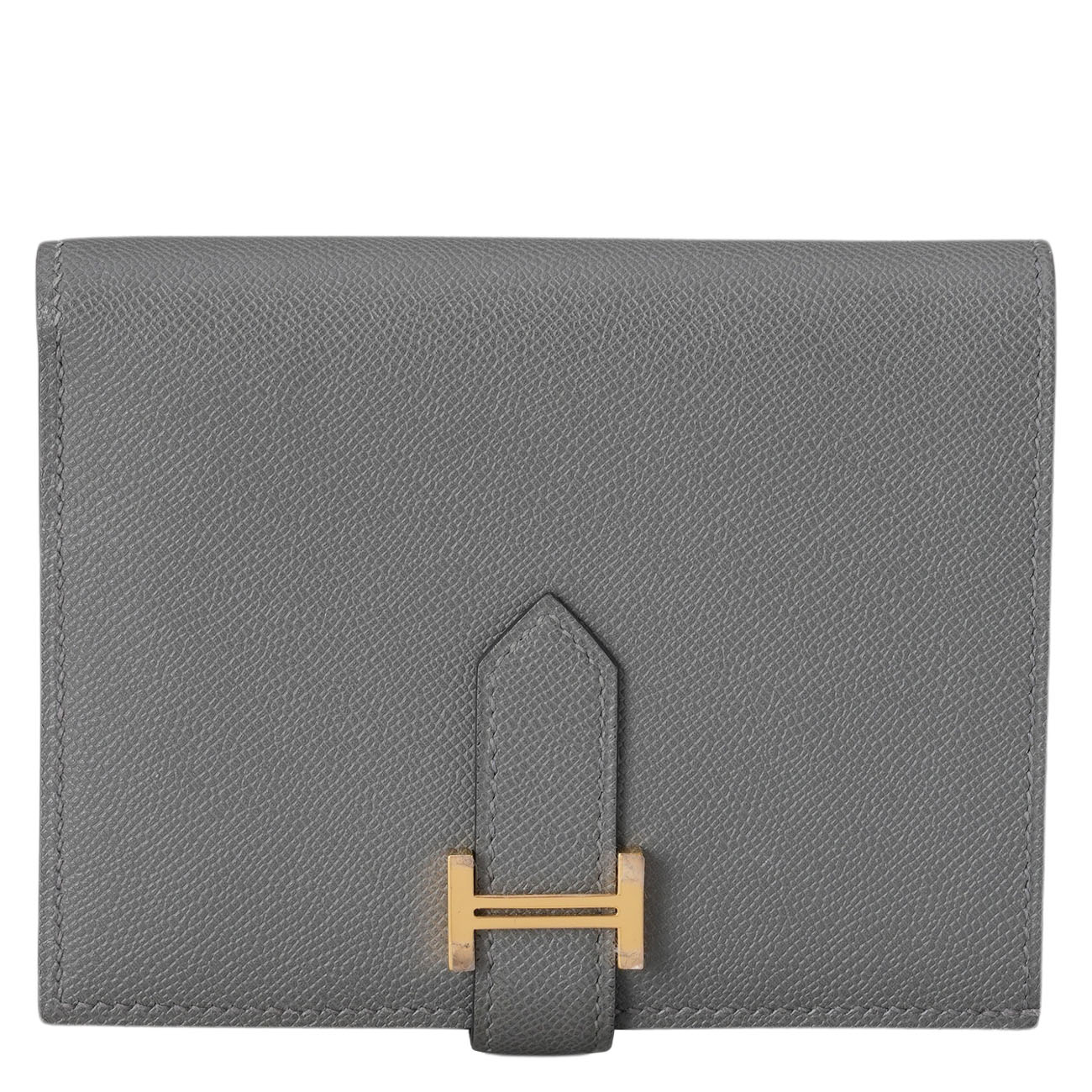 HERMES(USED)에르메스 베안 컴팩트 월릿 그리스메이어 금장
