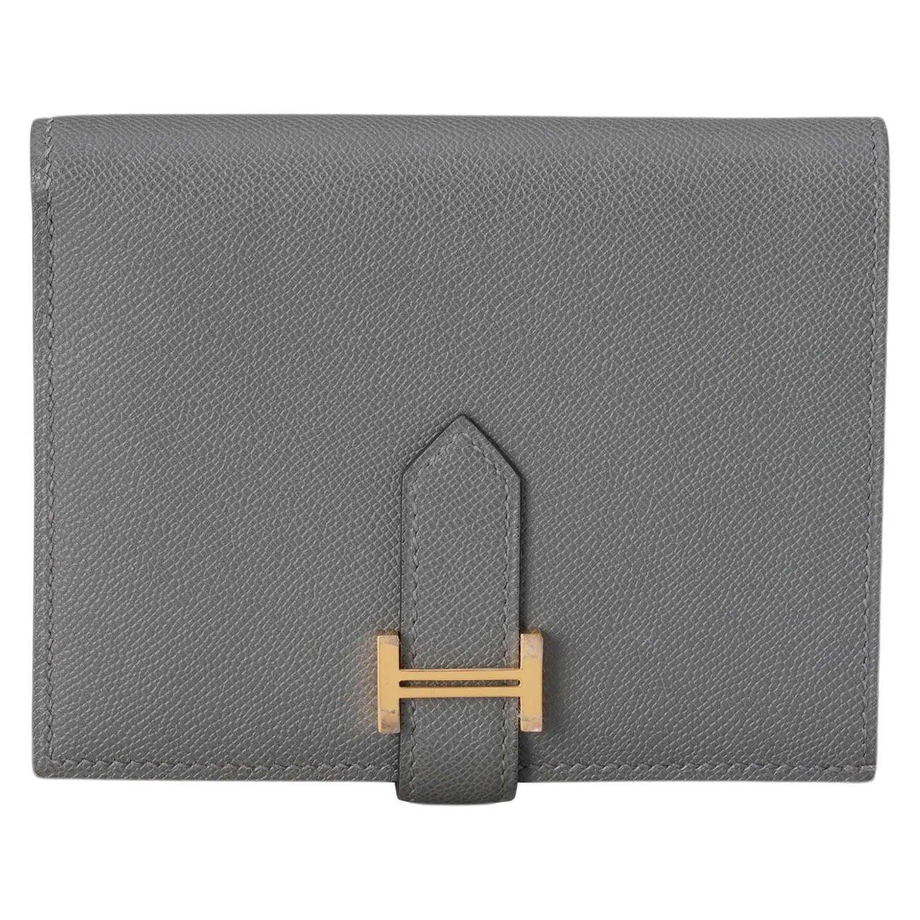 HERMES(USED)에르메스 베안 컴팩트 월릿 그리스메이어 금장
