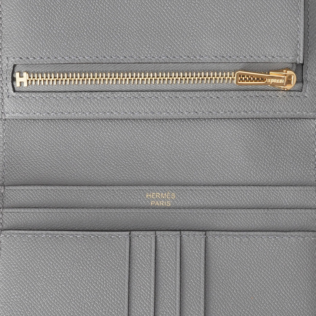 HERMES(USED)에르메스 베안 컴팩트 월릿 그리스메이어 금장