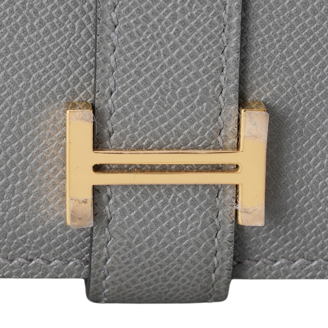 HERMES(USED)에르메스 베안 컴팩트 월릿 그리스메이어 금장