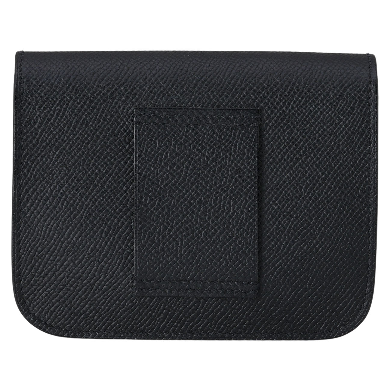 HERMES(USED)에르메스 콘스탄스 슬림 컴팩트 월릿 느와 금장