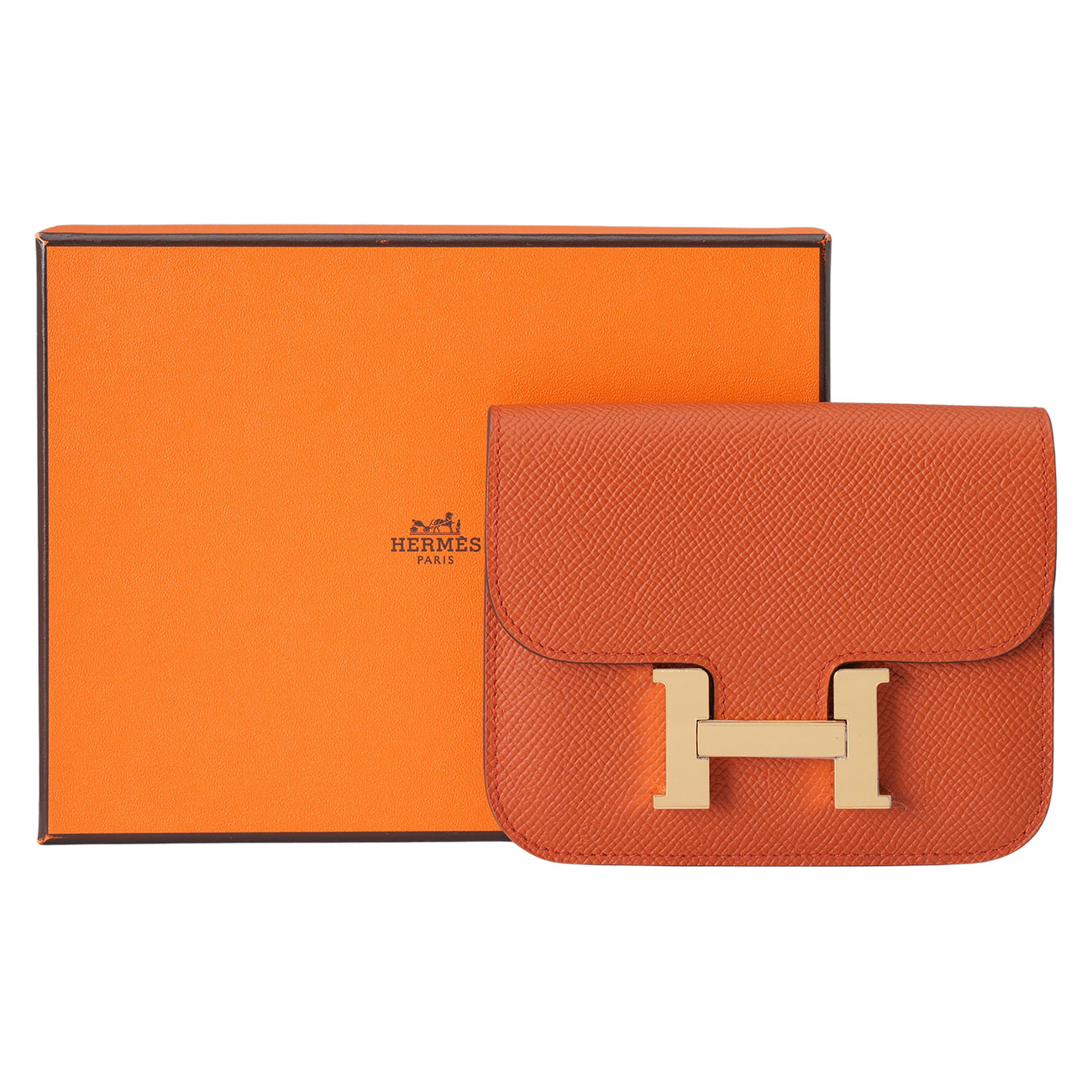 HERMES(USED)에르메스 콘스탄스 슬림 컴팩트 월릿