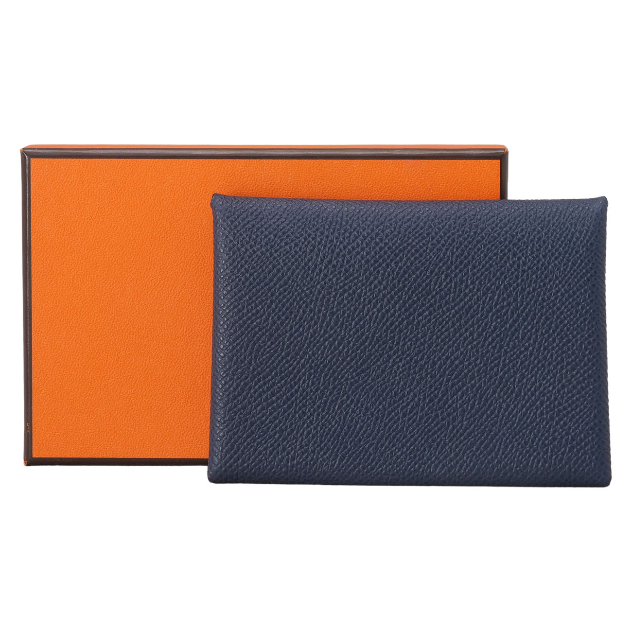 HERMES(USED)에스메스 칼비 듀오 캠팩트 월릿 블루 아비스