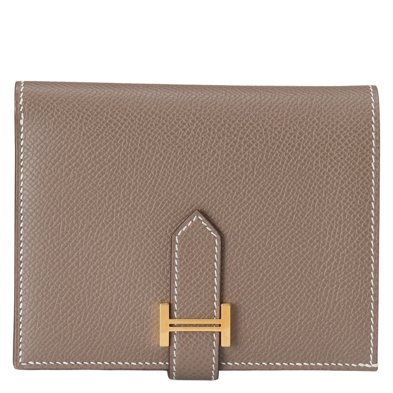 HERMES(USED)에르메스 베안 컴팩트 월릿 에토프 금장