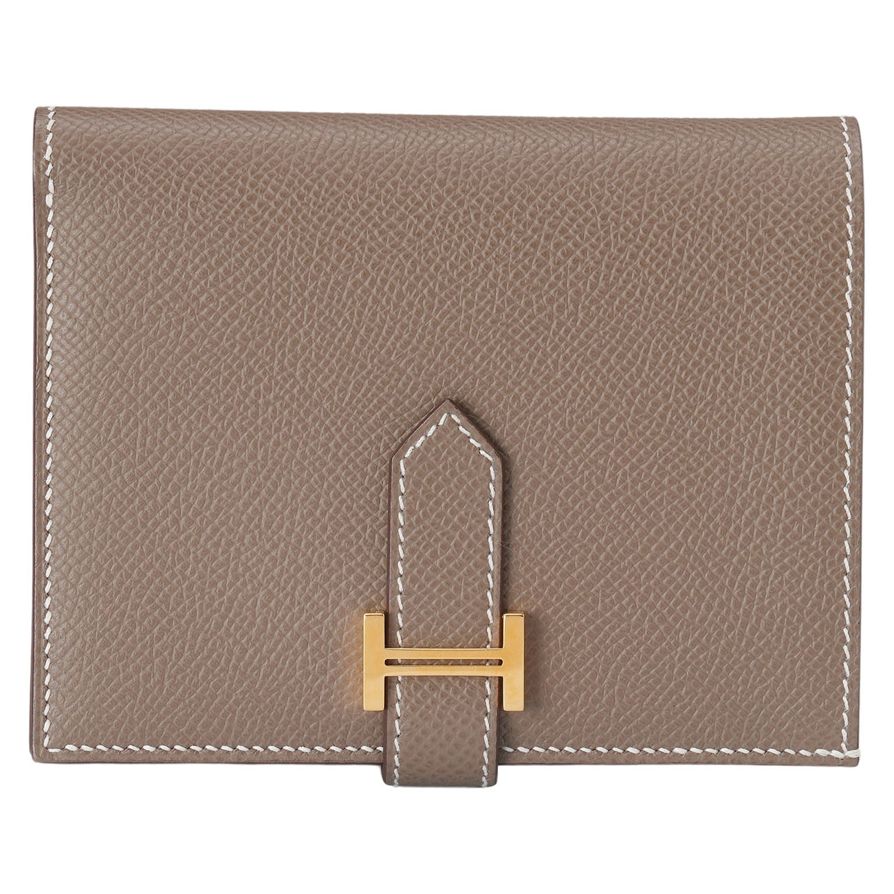 HERMES(USED)에르메스 베안 컴팩트 월릿 에토프 금장