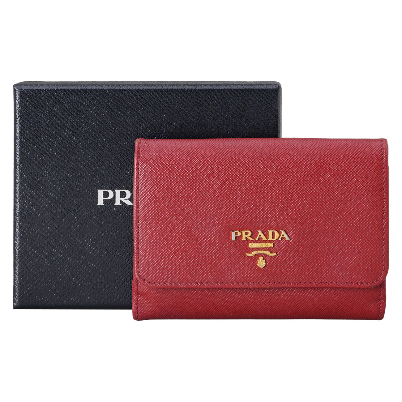 PRADA(USED)프라다 1M0523 사피아노 반지갑