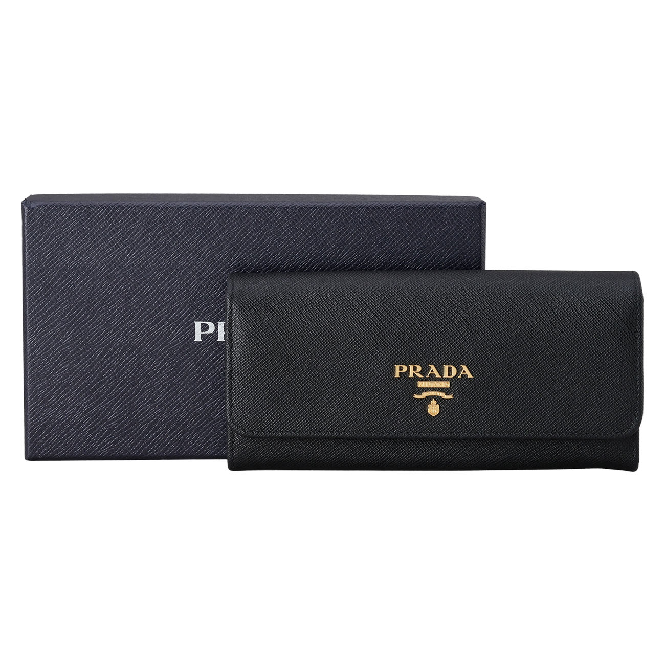 PRADA(USED)프라다 사피아노 플랩 장지갑