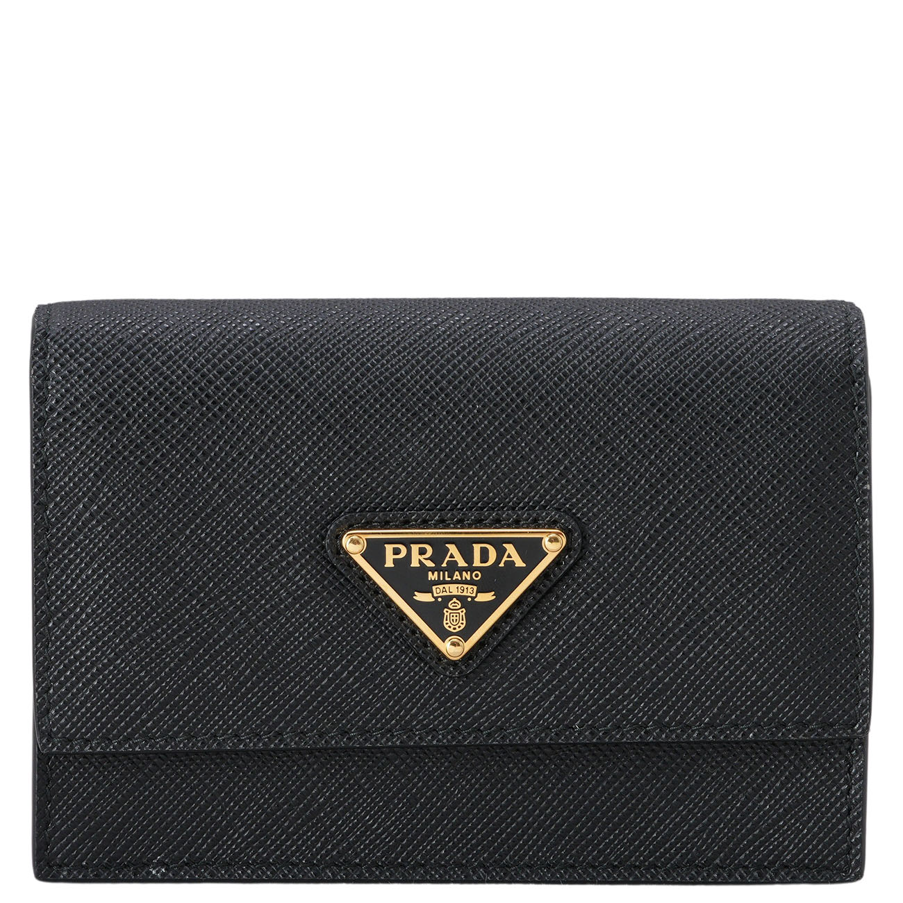 PRADA(USED)프라다 사피아노 체인 스트랩 카드 홀더