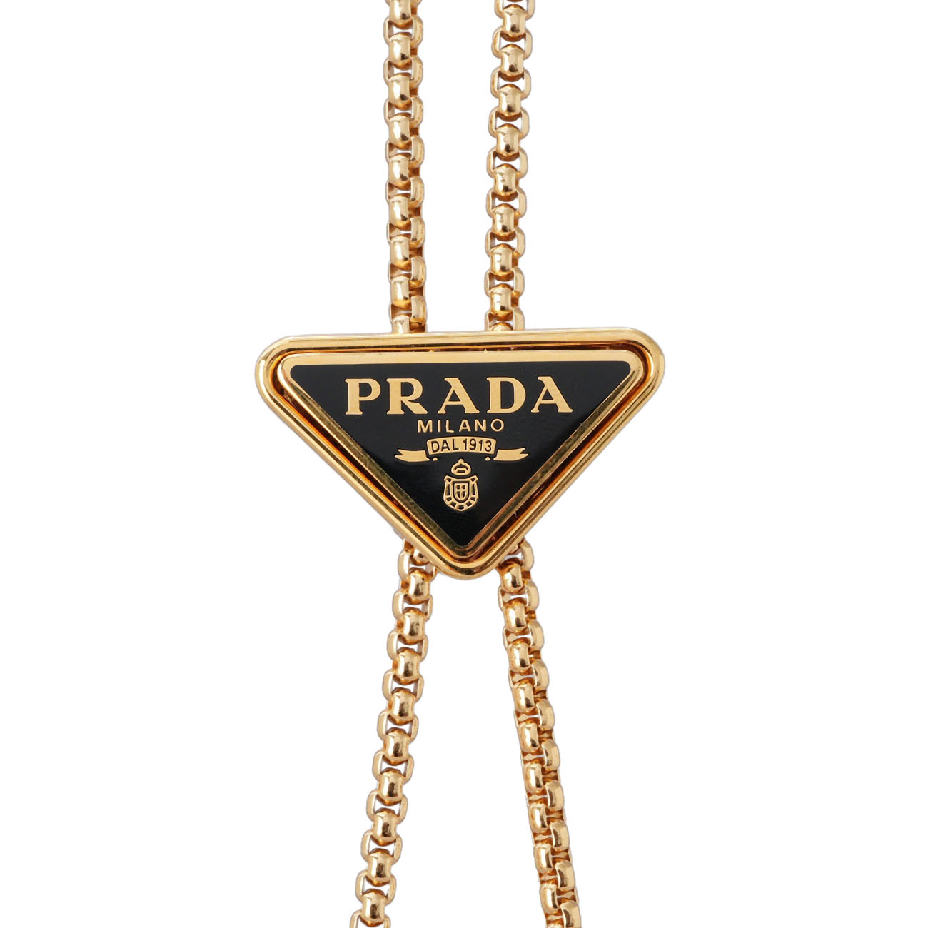 PRADA(USED)프라다 사피아노 체인 스트랩 카드 홀더