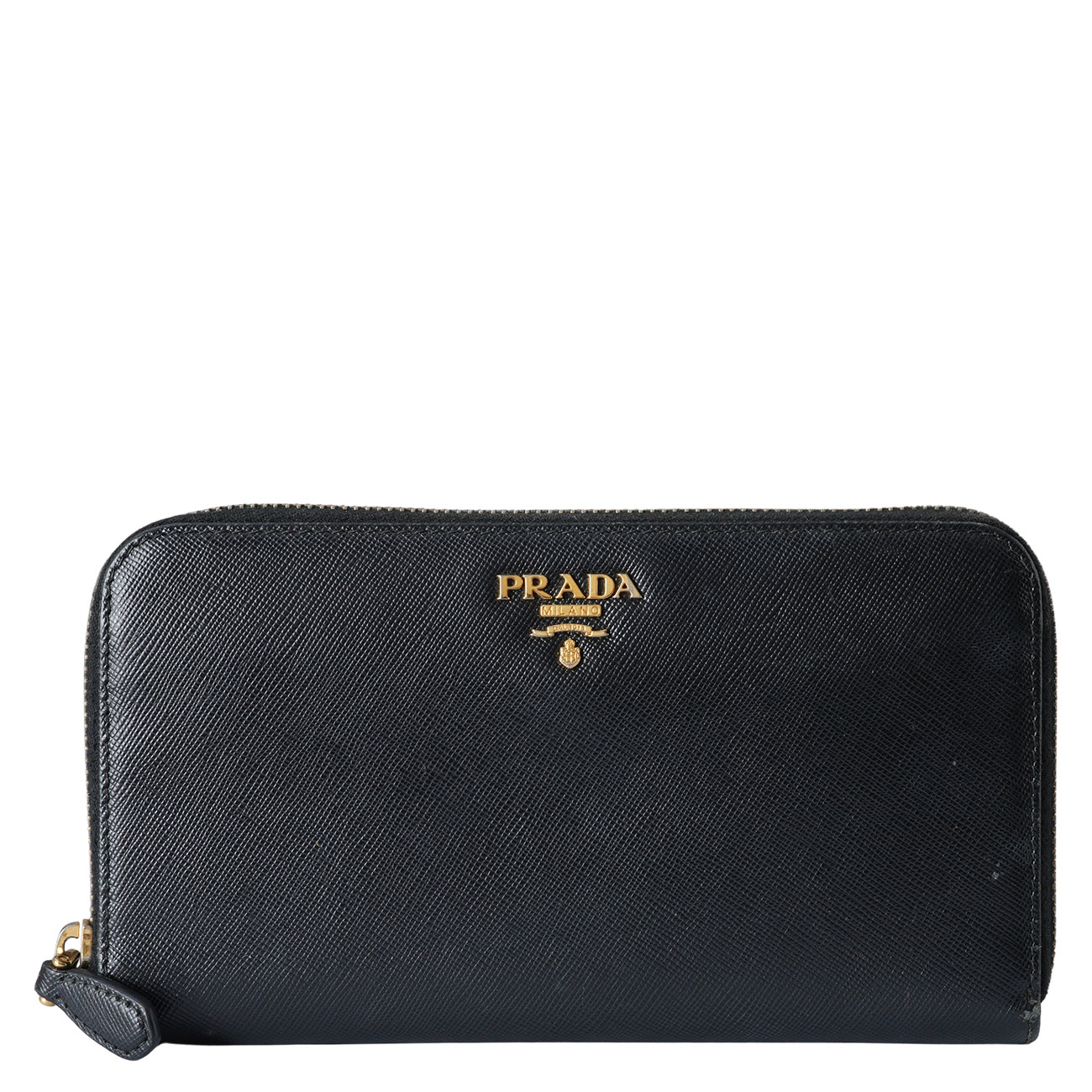 PRADA(USED) 프라다 사피아노 지퍼 장지갑