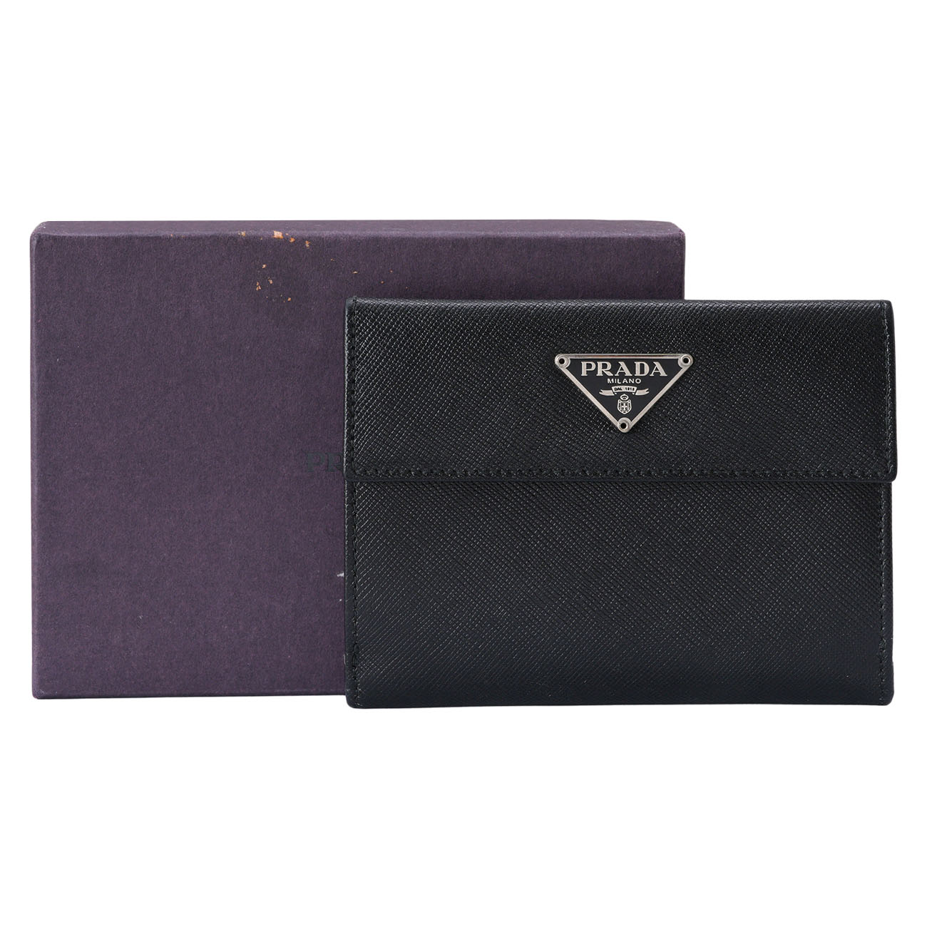 PRADA(USED)프라다 M523A 사피아노 반지갑