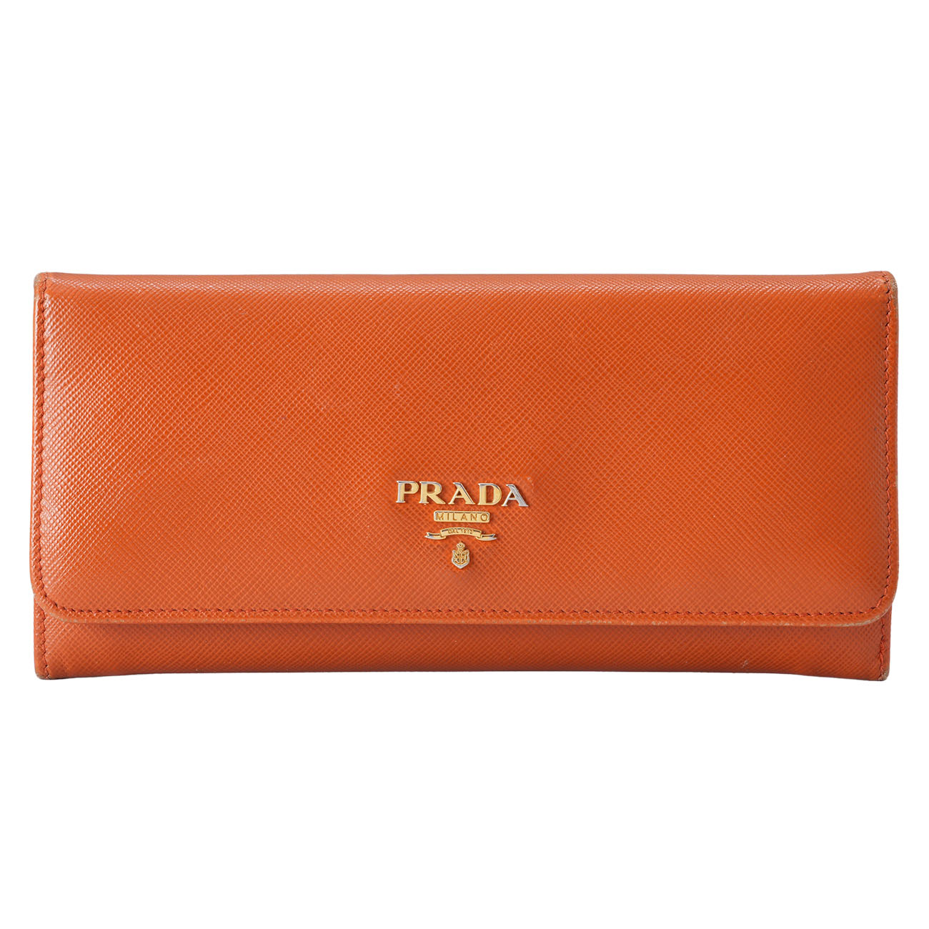 PRADA(USED)프라다 사피아노 플랩 장지갑