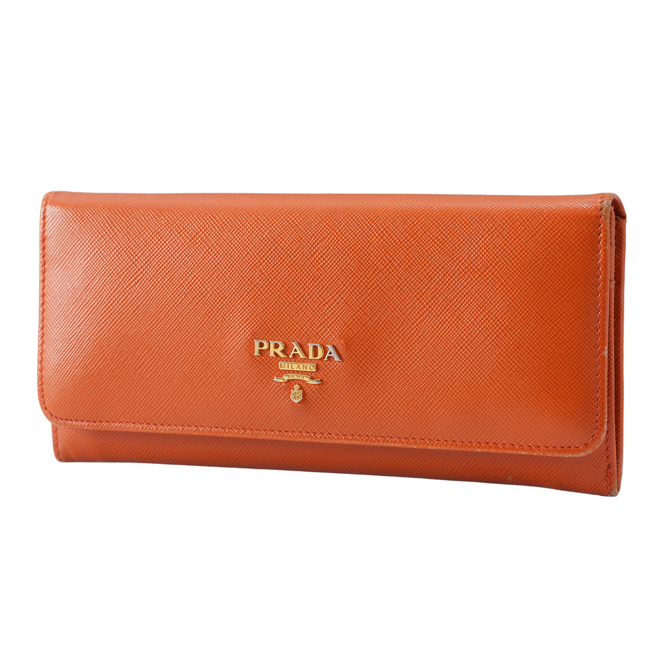 PRADA(USED)프라다 사피아노 플랩 장지갑
