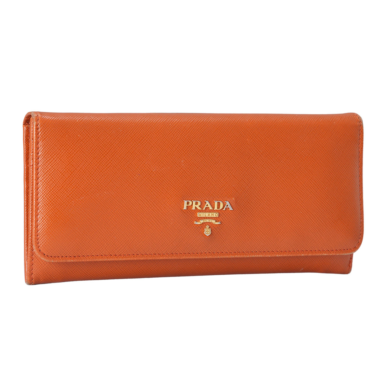 PRADA(USED)프라다 사피아노 플랩 장지갑