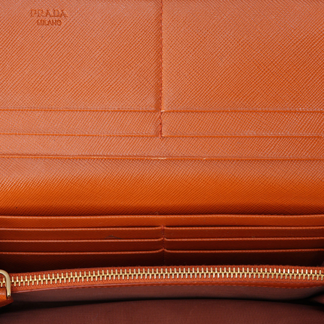 PRADA(USED)프라다 사피아노 플랩 장지갑