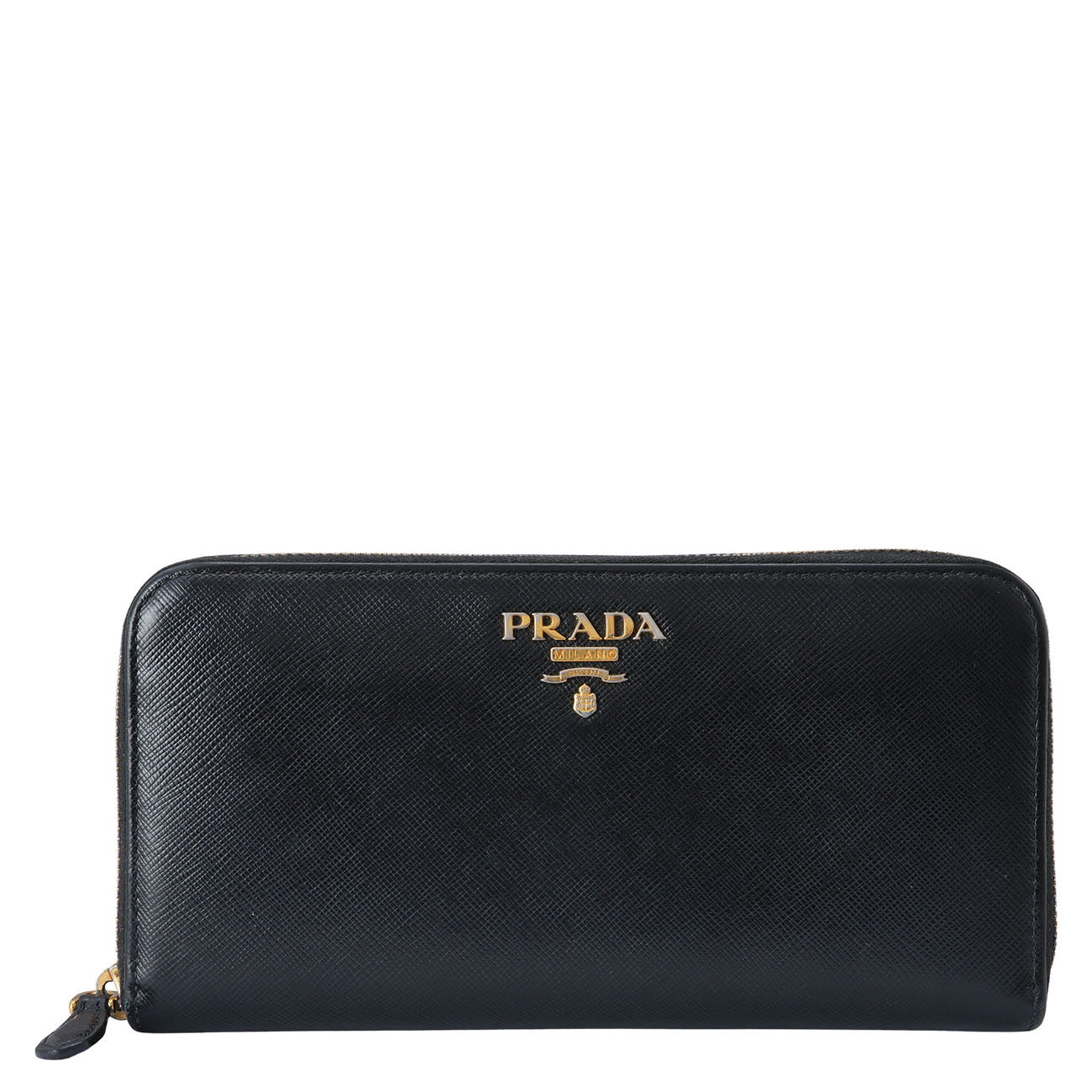 PRADA(USED)프라다 1ML506 사피아노 지퍼 장지갑