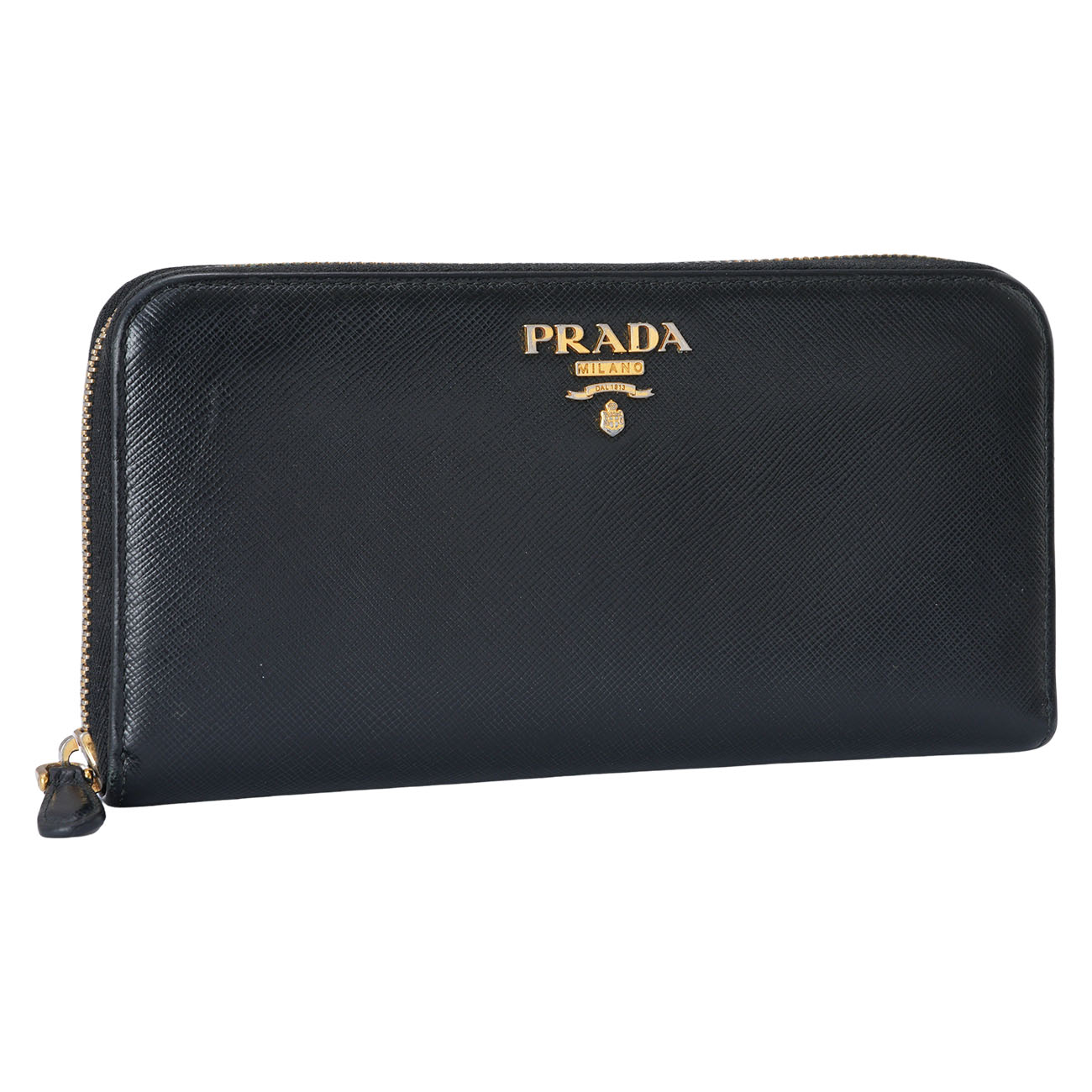 PRADA(USED)프라다 1ML506 사피아노 지퍼 장지갑