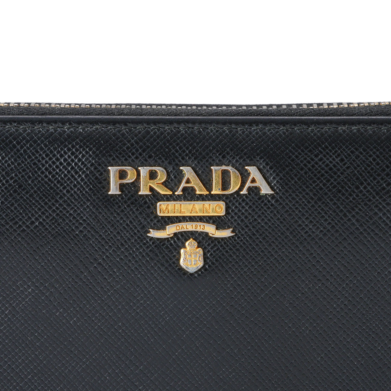 PRADA(USED)프라다 1ML506 사피아노 지퍼 장지갑