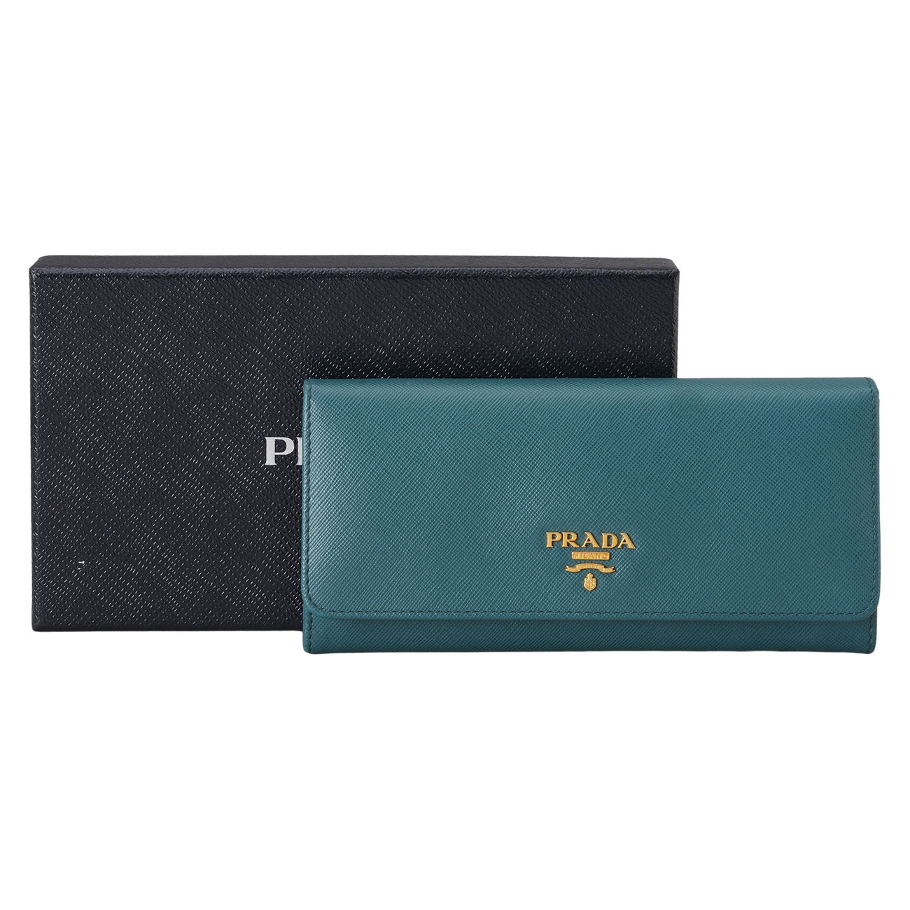 PRADA(USED)프라다 사피아노 플랩 장지갑