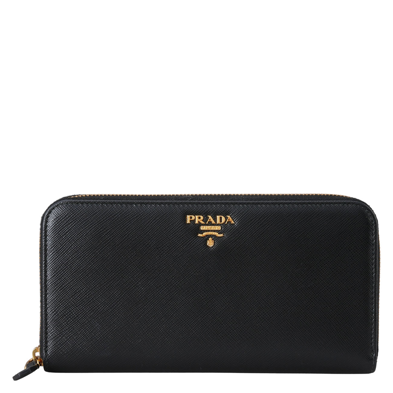 PRADA(USED)프라다 1ML506 사피아노 지퍼 장지갑