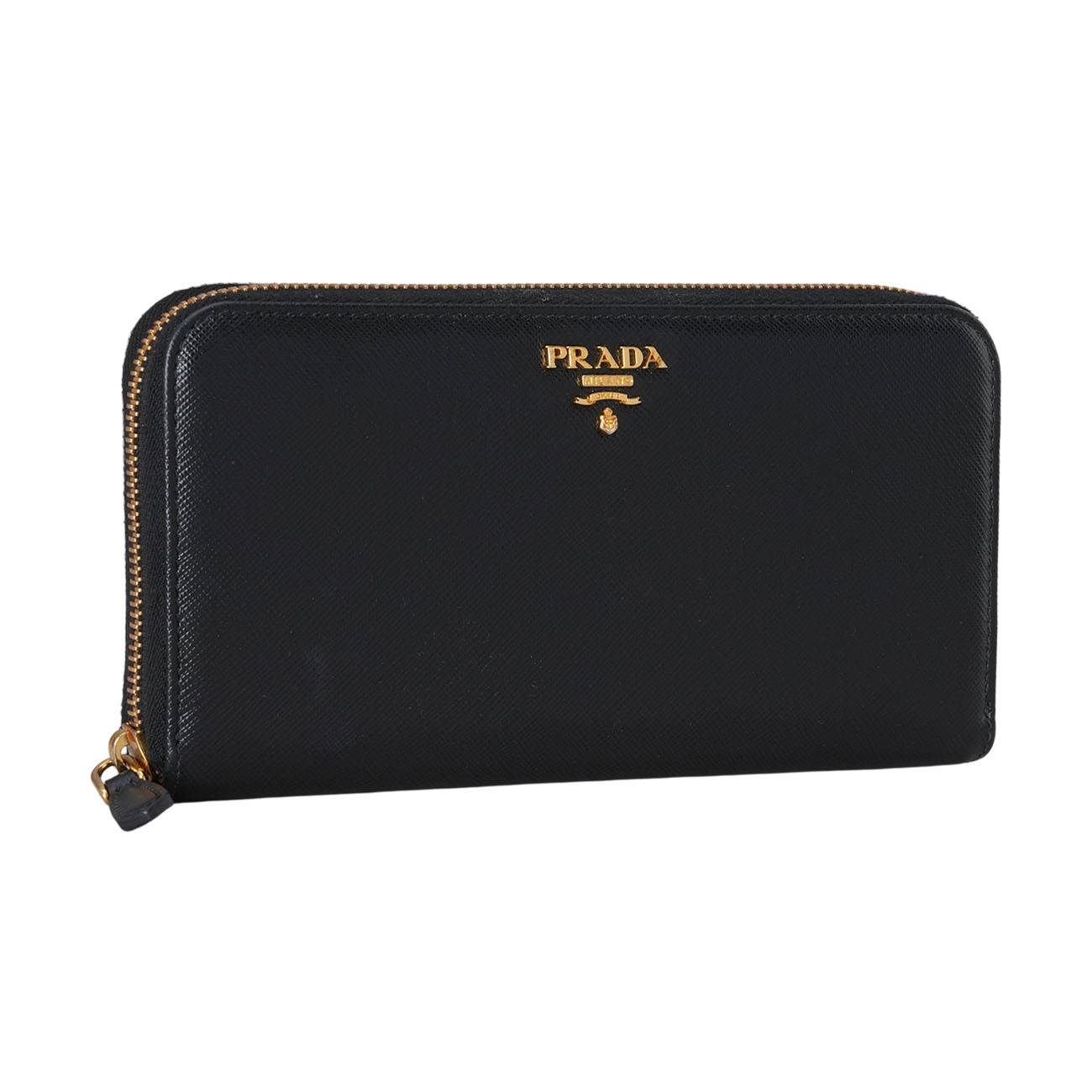 PRADA(USED)프라다 1ML506 사피아노 지퍼 장지갑