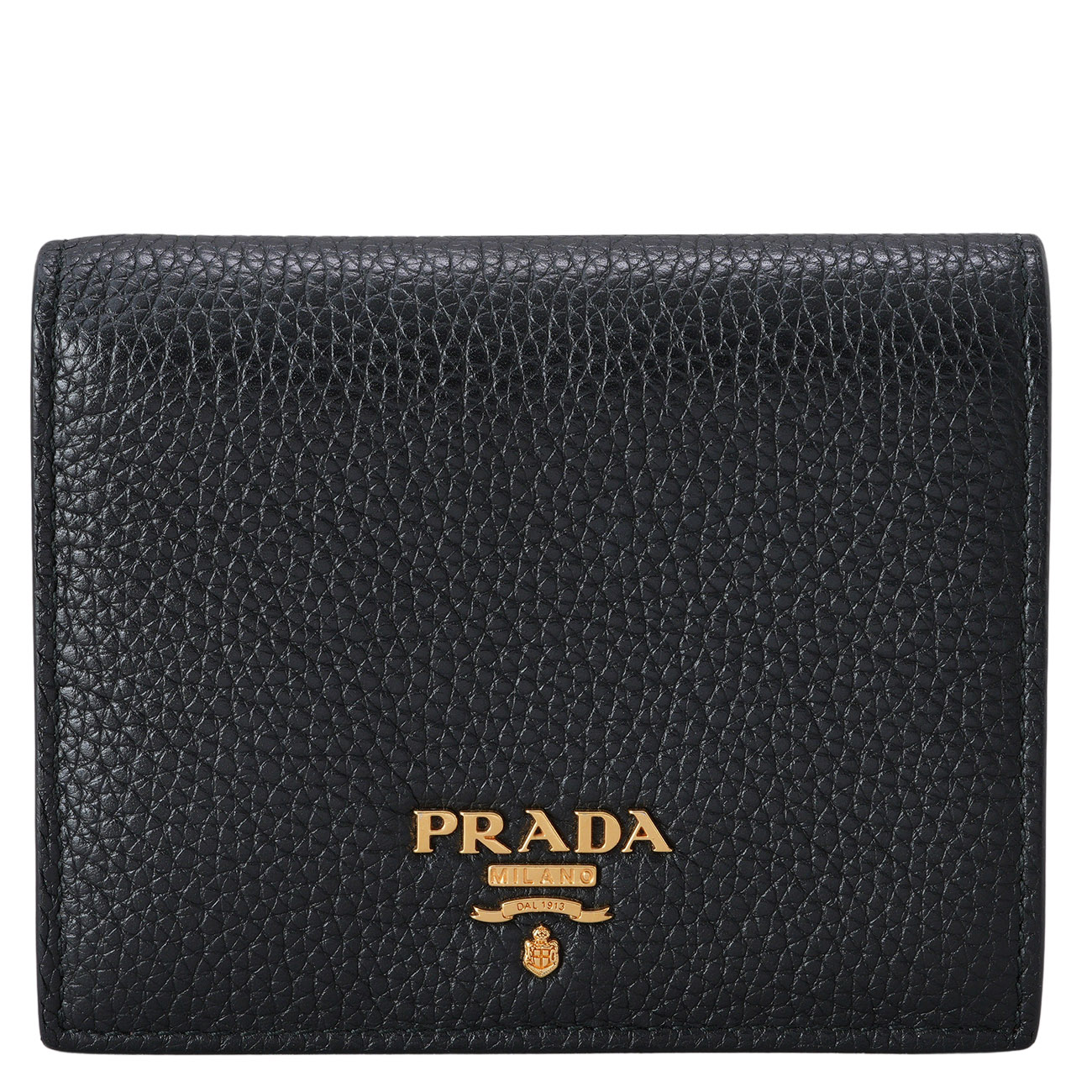 PRADA(USED)프라다 1MV204 레더 반지갑 블랙