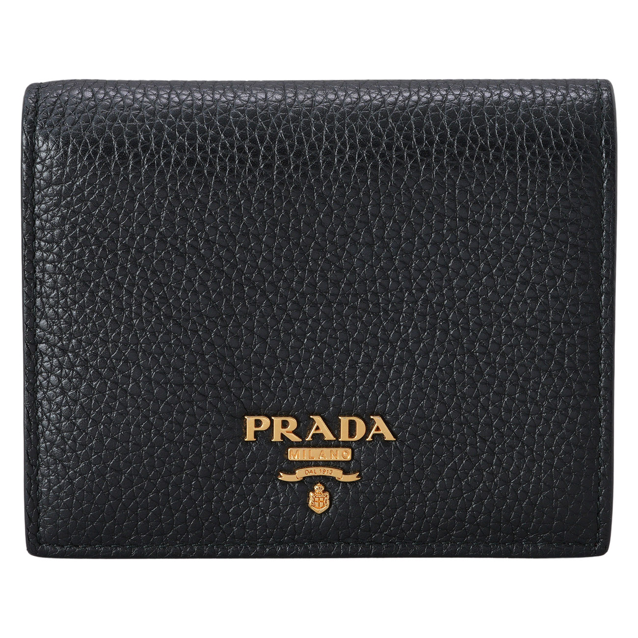 PRADA(USED)프라다 1MV204 레더 반지갑 블랙