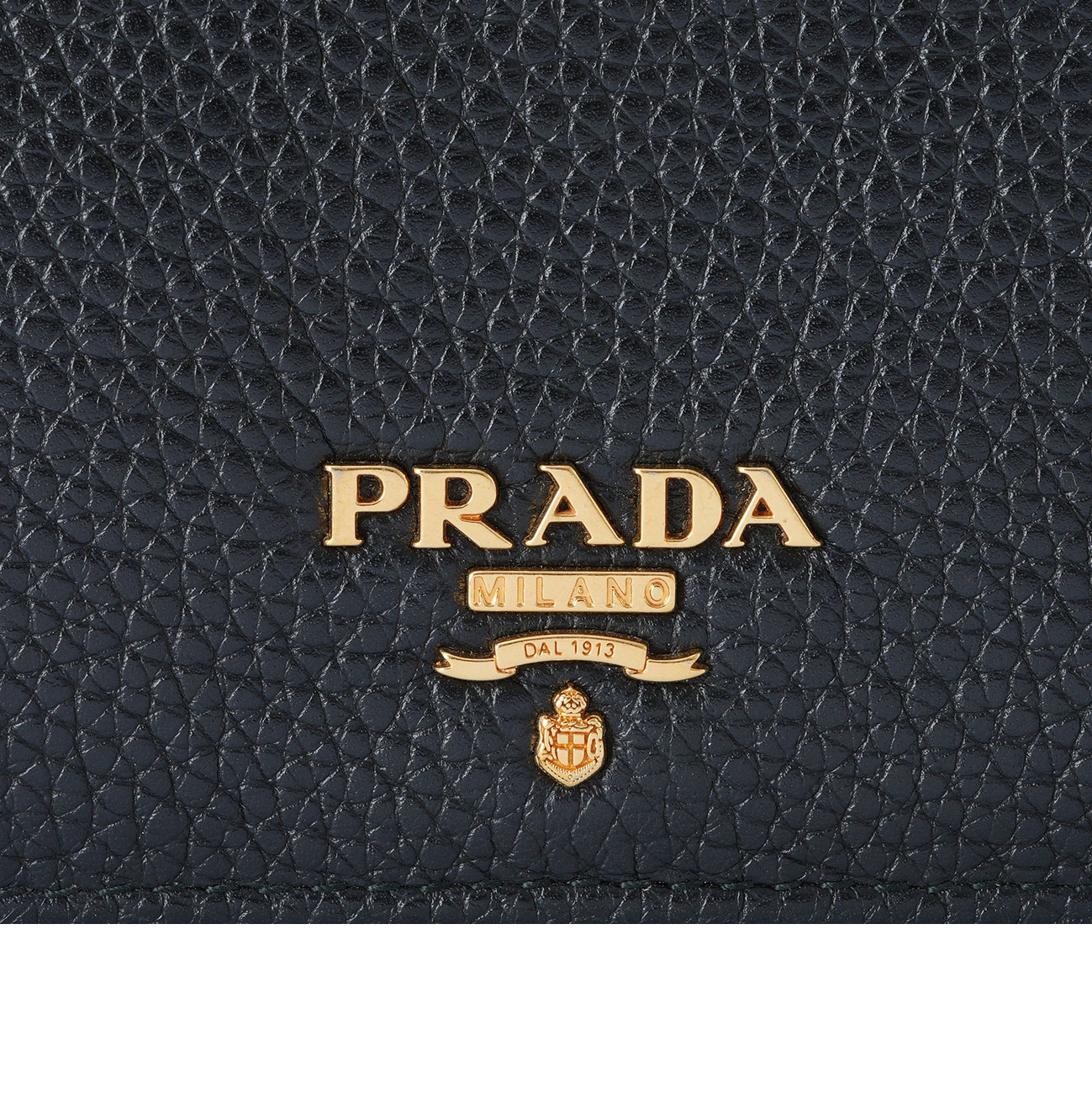 PRADA(USED)프라다 1MV204 레더 반지갑 블랙