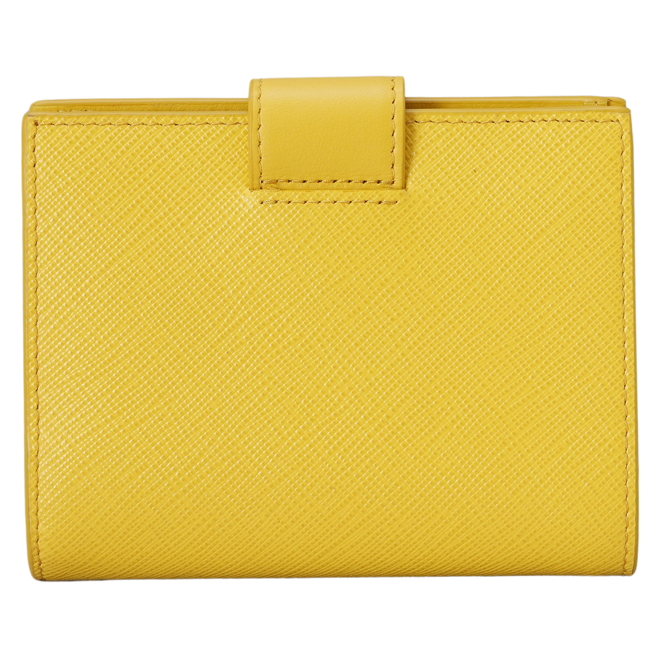 PRADA(USED)프라다 사피아노 트라이앵글 똑딱이 반지갑