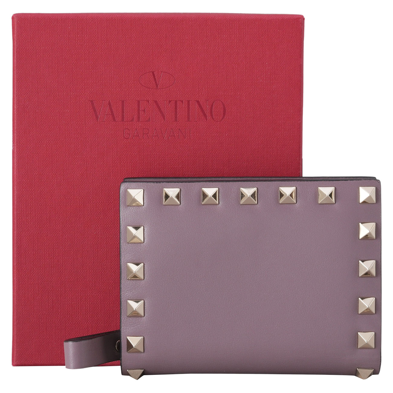 VALENTINO(USED)발렌티노 락스터드 반지갑